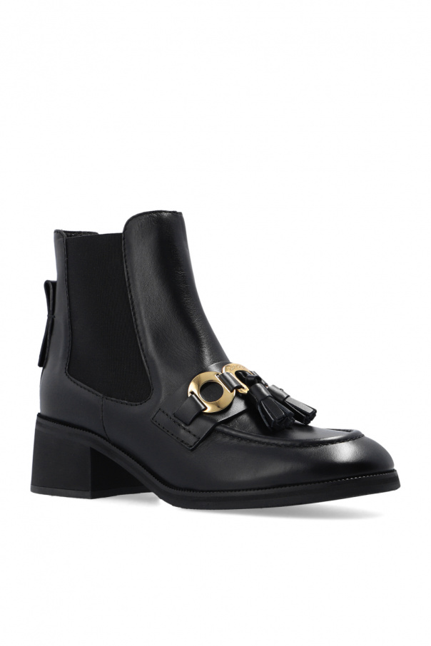 on ankle boots | See By Chloé 'Lyvi Chelsea' slip | Women's